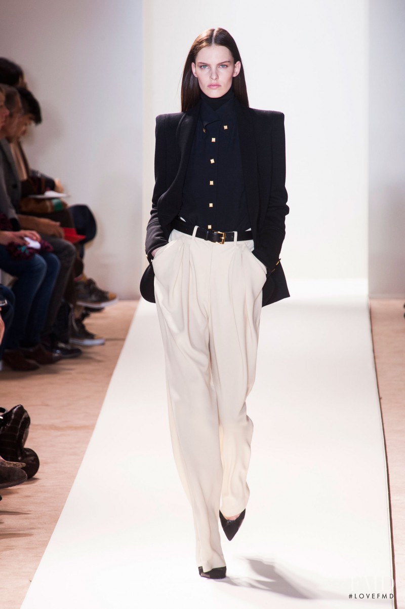 Lisa Verberght featured in  the Emanuel Ungaro fashion show for Autumn/Winter 2013