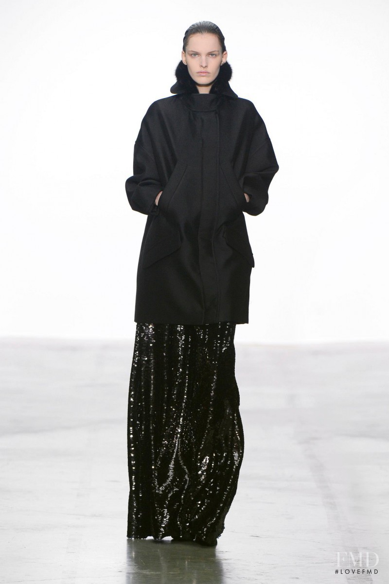 Lisa Verberght featured in  the Giambattista Valli fashion show for Autumn/Winter 2013