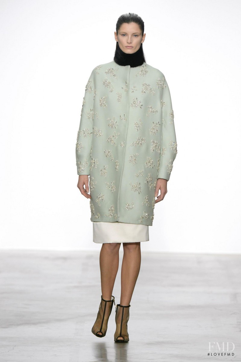 Ava Smith featured in  the Giambattista Valli fashion show for Autumn/Winter 2013