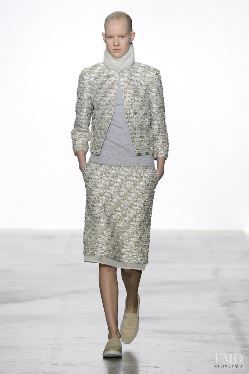 Linn Arvidsson featured in  the Giambattista Valli fashion show for Autumn/Winter 2013