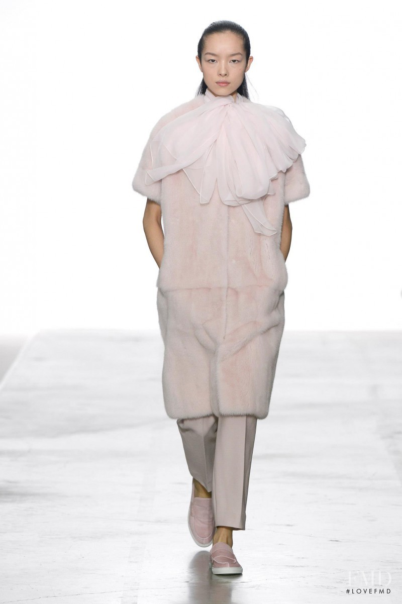 Fei Fei Sun featured in  the Giambattista Valli fashion show for Autumn/Winter 2013