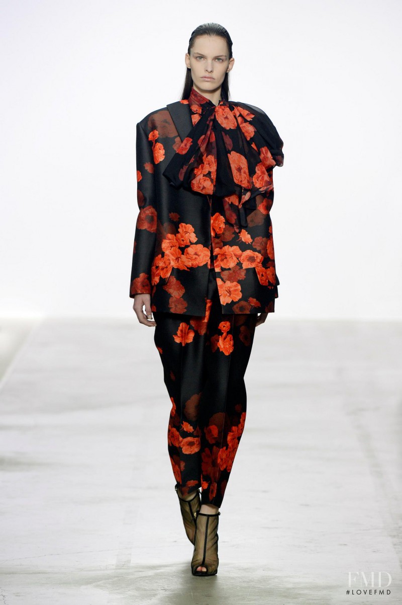 Lisa Verberght featured in  the Giambattista Valli fashion show for Autumn/Winter 2013