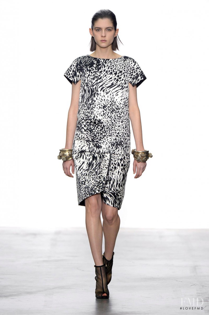 Kel Markey featured in  the Giambattista Valli fashion show for Autumn/Winter 2013