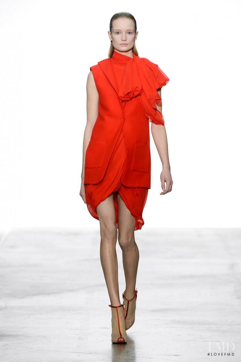Maud Welzen featured in  the Giambattista Valli fashion show for Autumn/Winter 2013