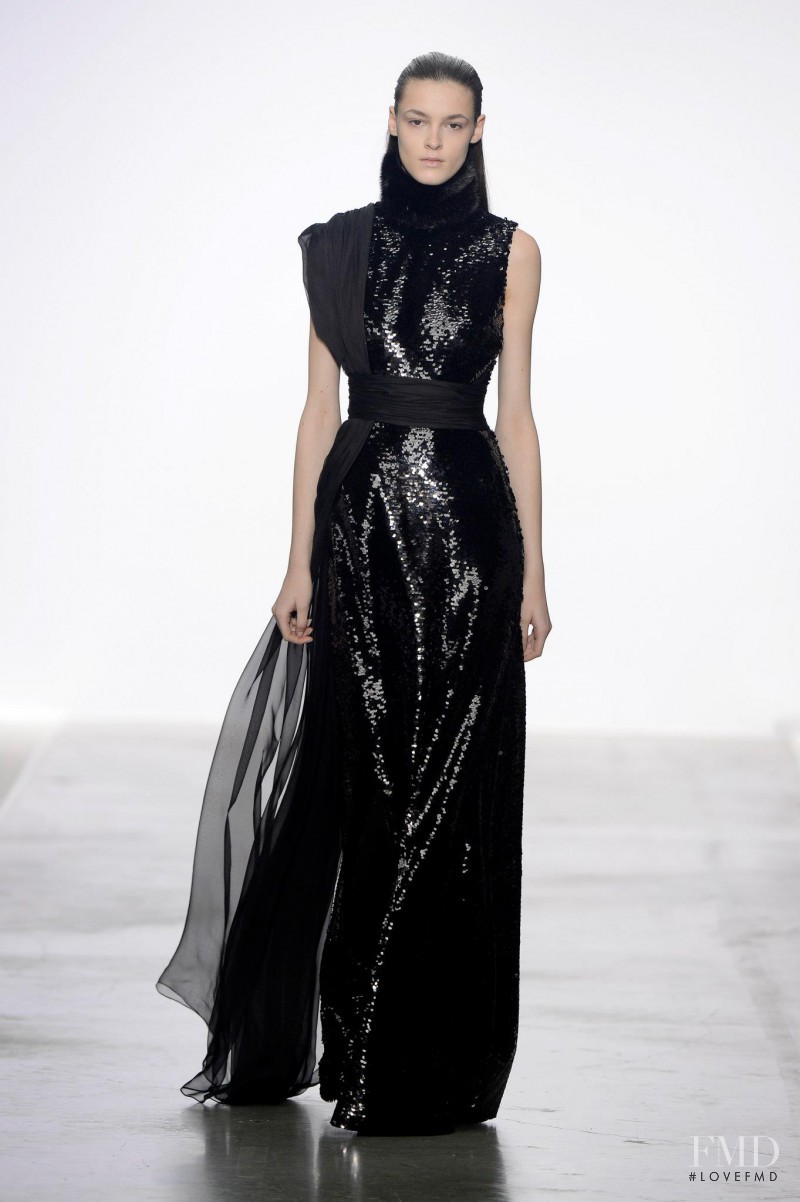 Kremi Otashliyska featured in  the Giambattista Valli fashion show for Autumn/Winter 2013