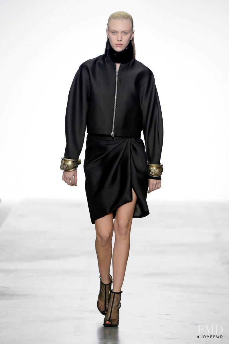 Juliana Schurig featured in  the Giambattista Valli fashion show for Autumn/Winter 2013