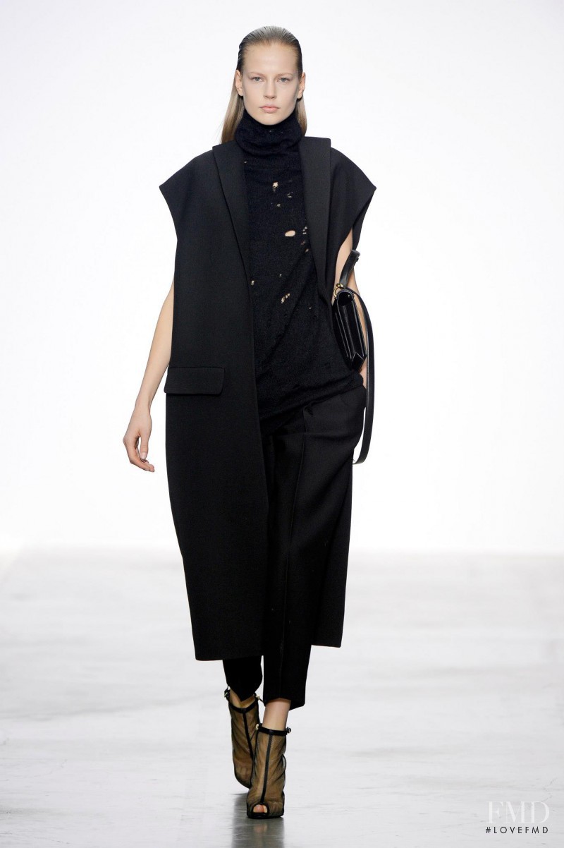Elisabeth Erm featured in  the Giambattista Valli fashion show for Autumn/Winter 2013