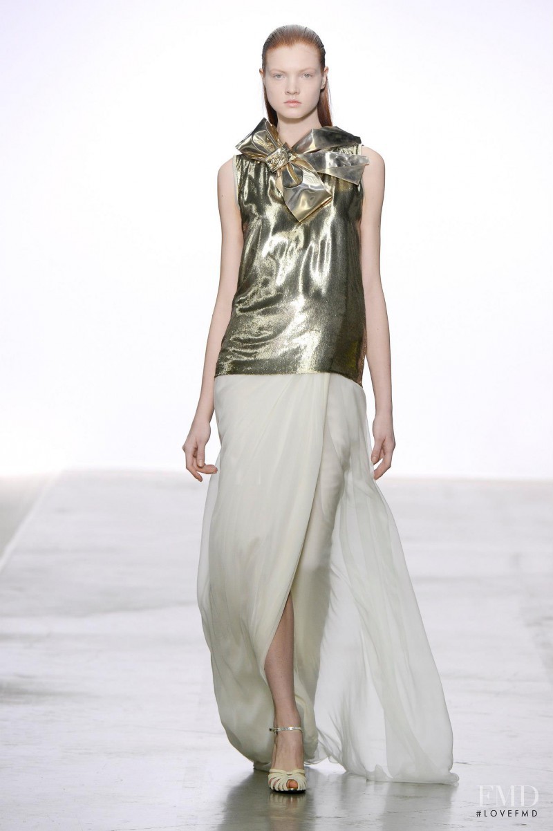 Anastasia Ivanova featured in  the Giambattista Valli fashion show for Autumn/Winter 2013