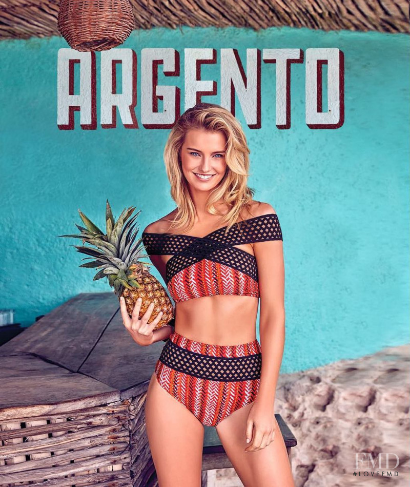 Brooke Lynn Buchanan featured in  the Argento advertisement for Spring/Summer 2018