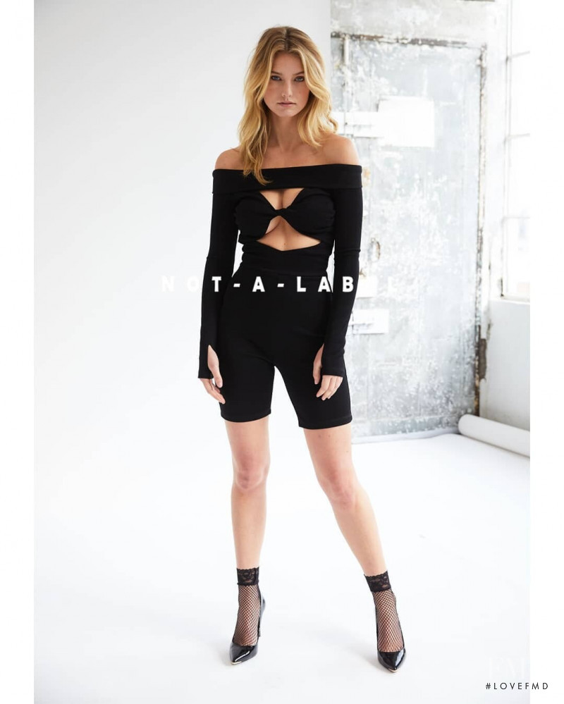 Brooke Lynn Buchanan featured in  the Not-A-Label lookbook for Resort 2019