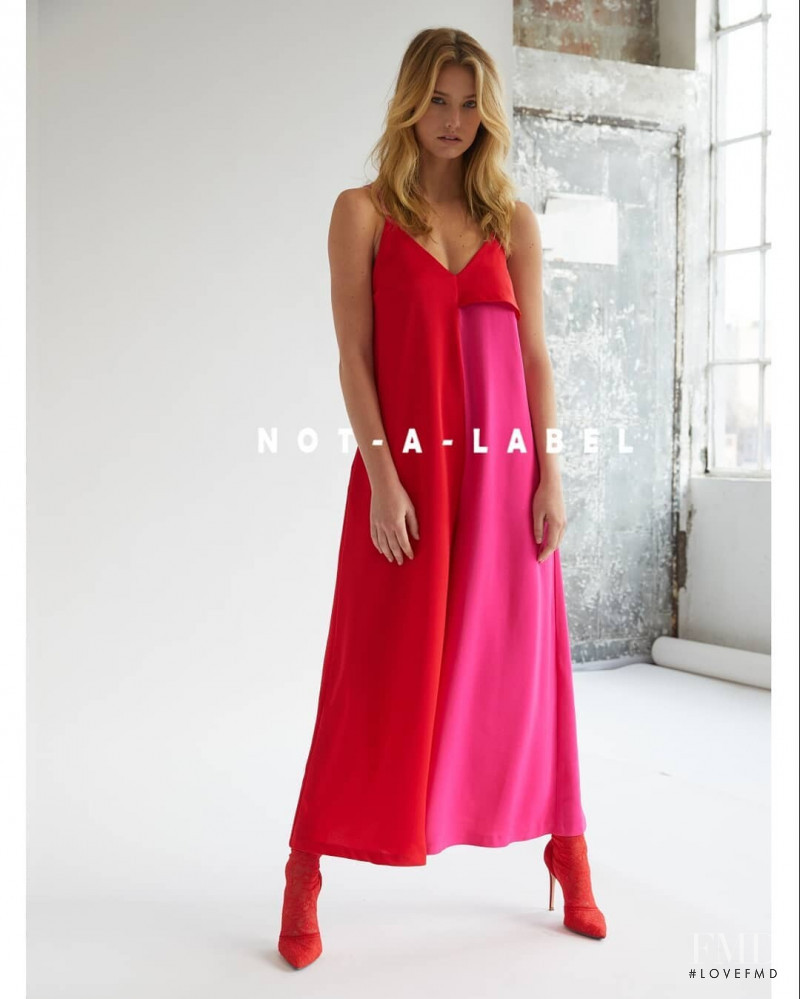 Brooke Lynn Buchanan featured in  the Not-A-Label lookbook for Resort 2019