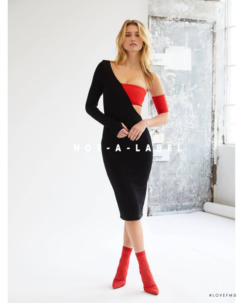 Brooke Lynn Buchanan featured in  the Not-A-Label lookbook for Resort 2019