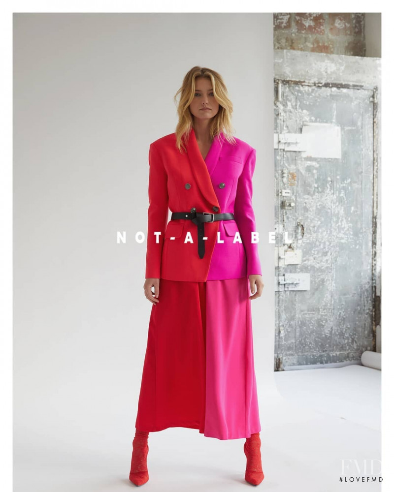 Brooke Lynn Buchanan featured in  the Not-A-Label lookbook for Resort 2019