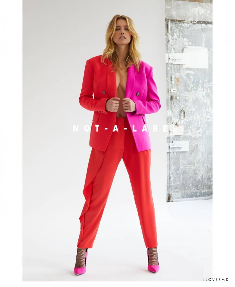 Brooke Lynn Buchanan featured in  the Not-A-Label lookbook for Resort 2019