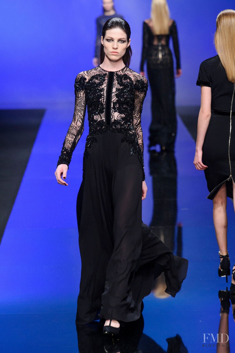 Lauren English featured in  the Elie Saab fashion show for Autumn/Winter 2013