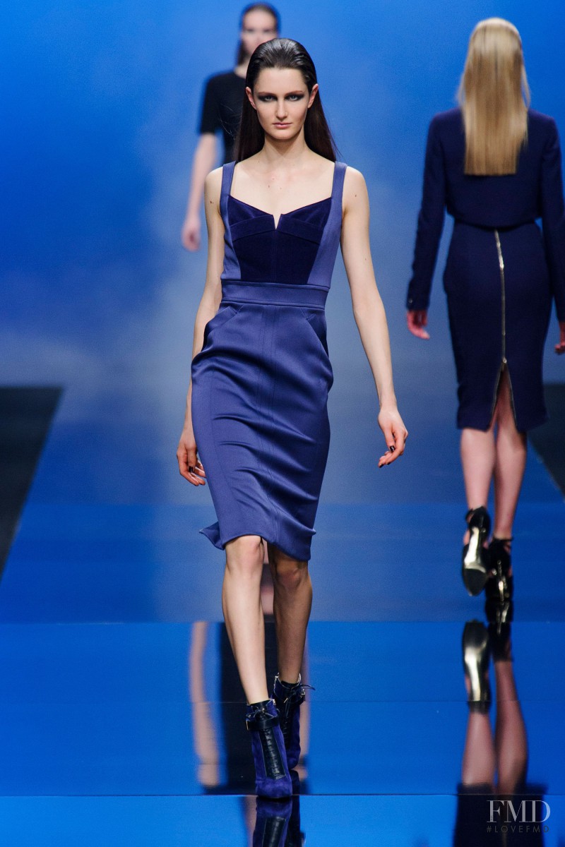 Mackenzie Drazan featured in  the Elie Saab fashion show for Autumn/Winter 2013