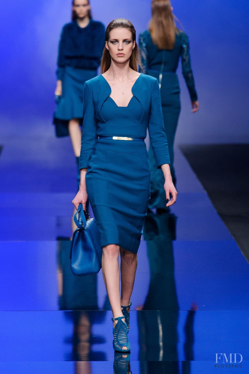 Julia Frauche featured in  the Elie Saab fashion show for Autumn/Winter 2013