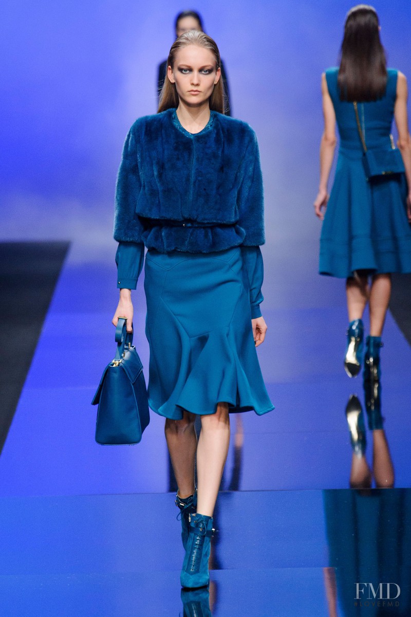 Katerina Ryabinkina featured in  the Elie Saab fashion show for Autumn/Winter 2013