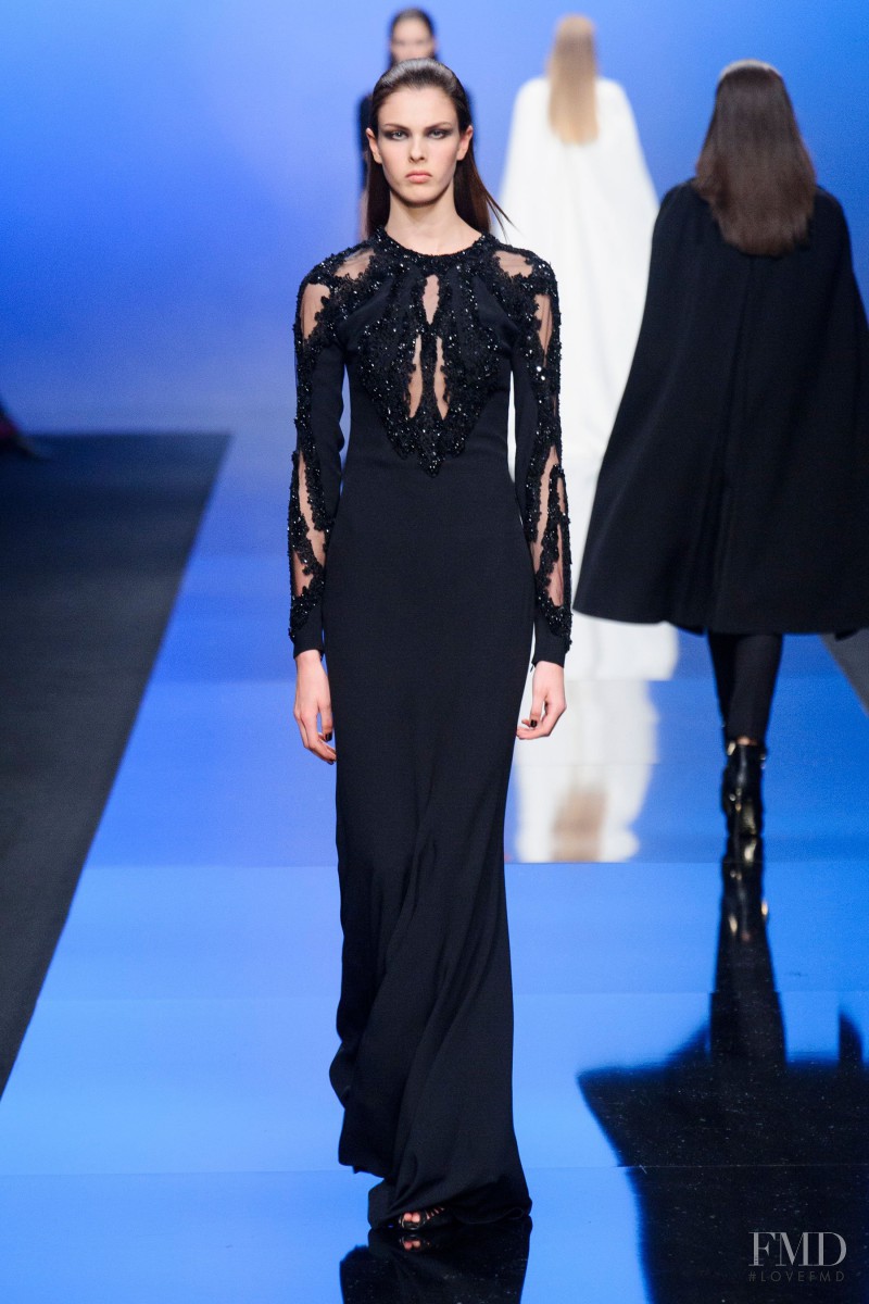 Jessa Brown featured in  the Elie Saab fashion show for Autumn/Winter 2013