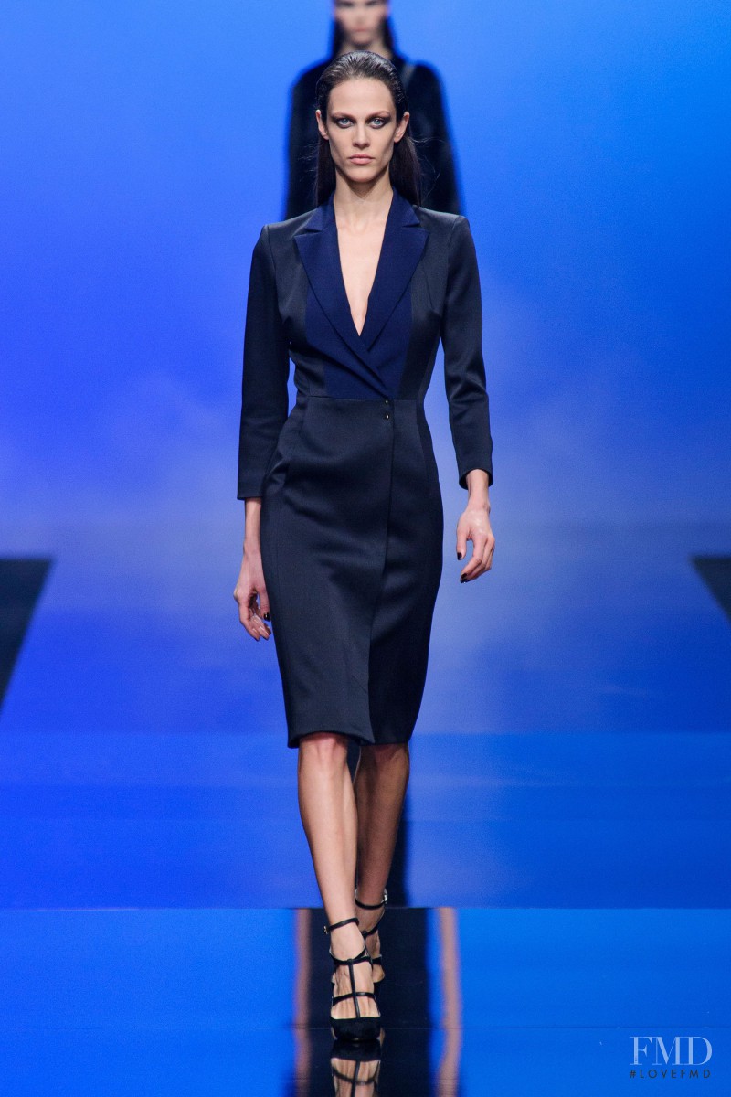 Aymeline Valade featured in  the Elie Saab fashion show for Autumn/Winter 2013
