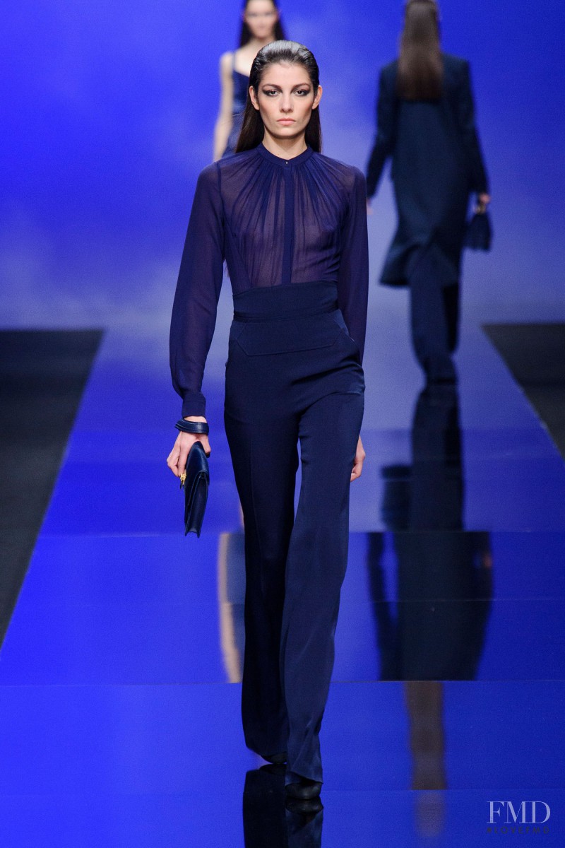 Muriel Beal featured in  the Elie Saab fashion show for Autumn/Winter 2013