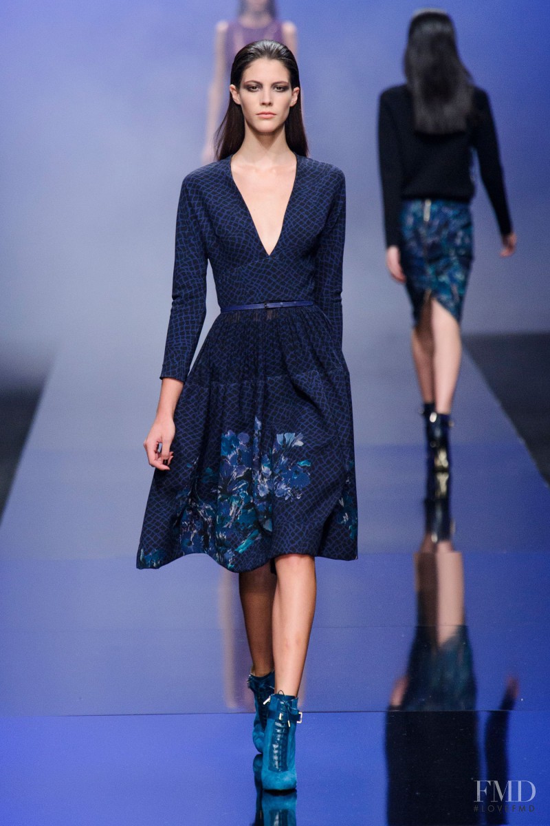 Carla Ciffoni featured in  the Elie Saab fashion show for Autumn/Winter 2013