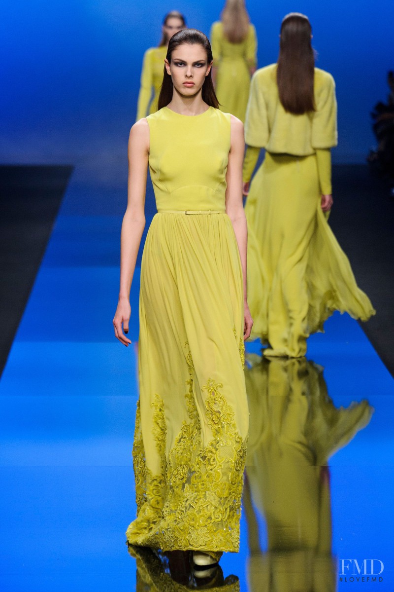 Jessa Brown featured in  the Elie Saab fashion show for Autumn/Winter 2013