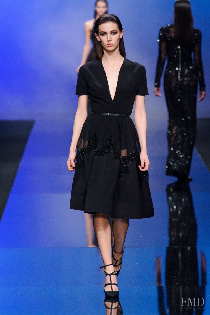 Ruby Aldridge featured in  the Elie Saab fashion show for Autumn/Winter 2013