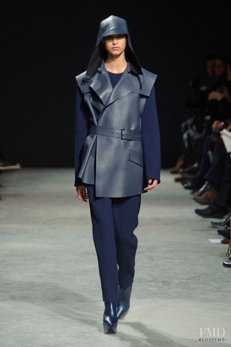 Mica Arganaraz featured in  the Felipe Oliveira Baptista fashion show for Autumn/Winter 2013