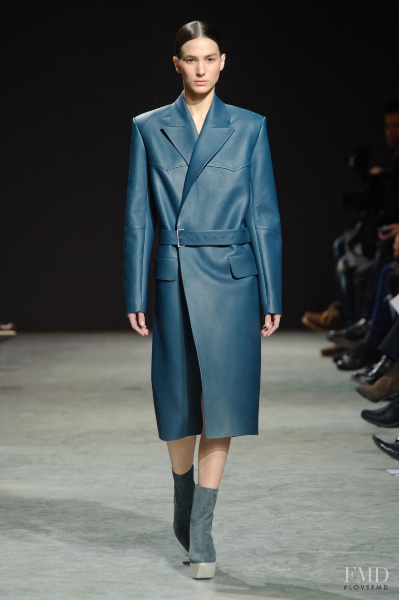 Mijo Mihaljcic featured in  the Felipe Oliveira Baptista fashion show for Autumn/Winter 2013