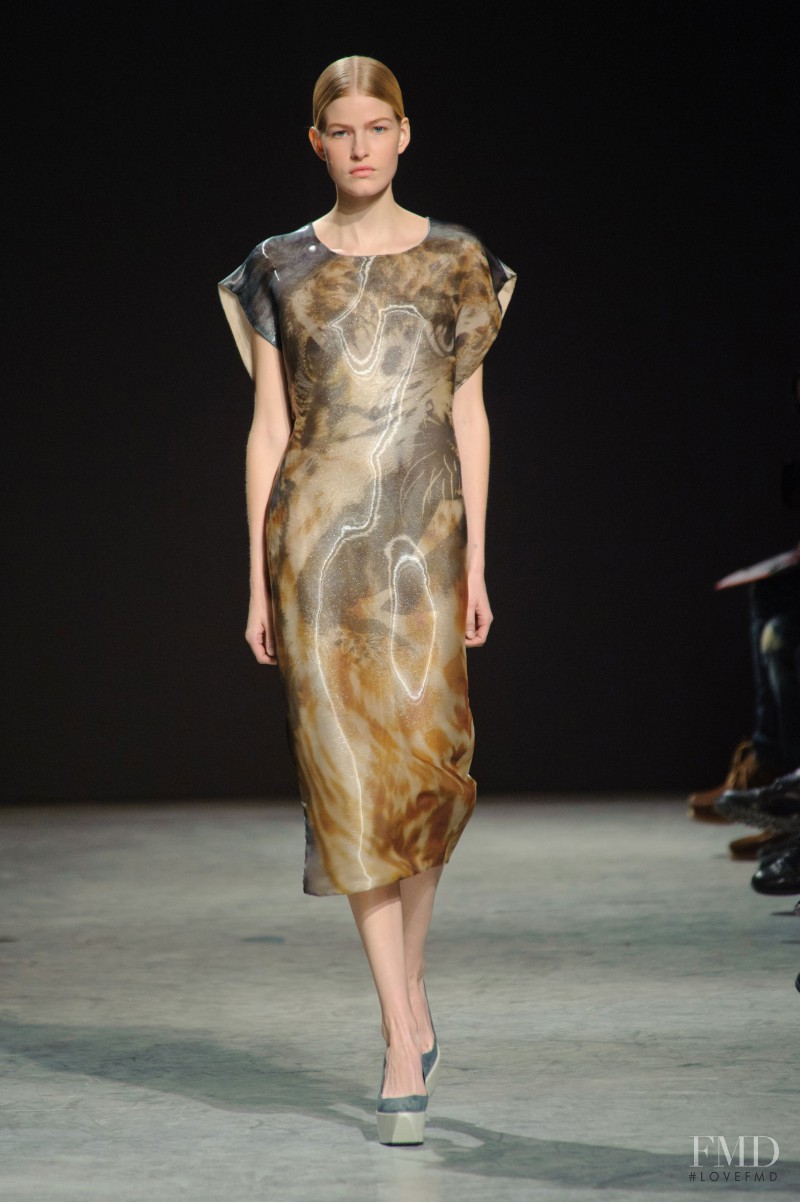 Louise Parker featured in  the Felipe Oliveira Baptista fashion show for Autumn/Winter 2013