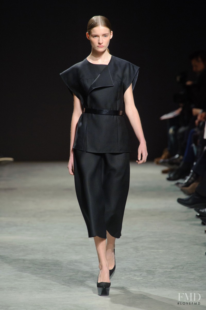 Marine Van Outryve featured in  the Felipe Oliveira Baptista fashion show for Autumn/Winter 2013