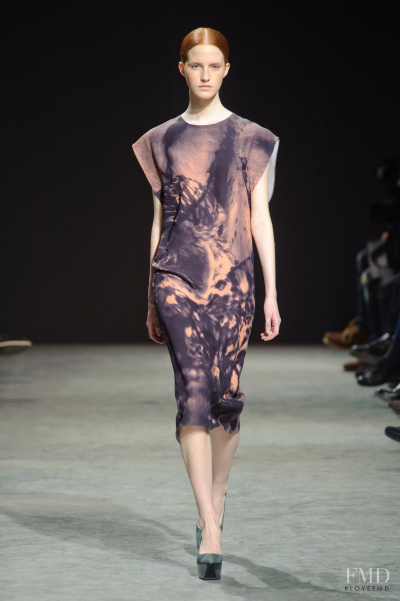 Magdalena Jasek featured in  the Felipe Oliveira Baptista fashion show for Autumn/Winter 2013