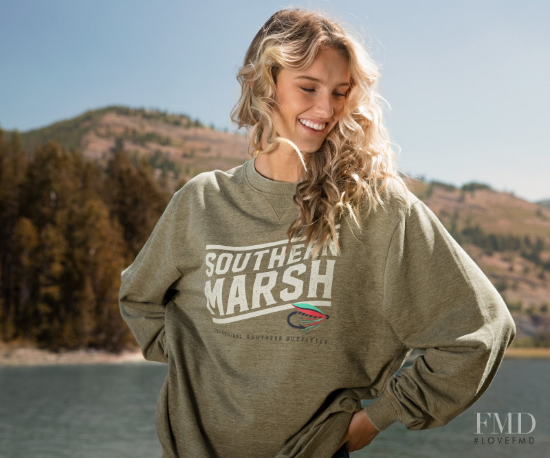 Brooke Lynn Buchanan featured in  the Southern Marsh advertisement for Spring/Summer 2021