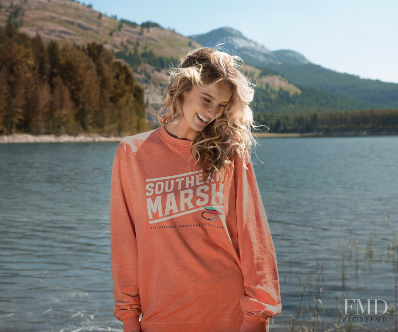 Brooke Lynn Buchanan featured in  the Southern Marsh advertisement for Spring/Summer 2021