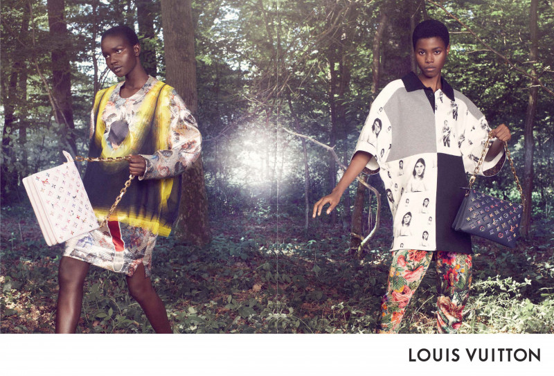 Victoria Fawole featured in  the Louis Vuitton advertisement for Autumn/Winter 2022