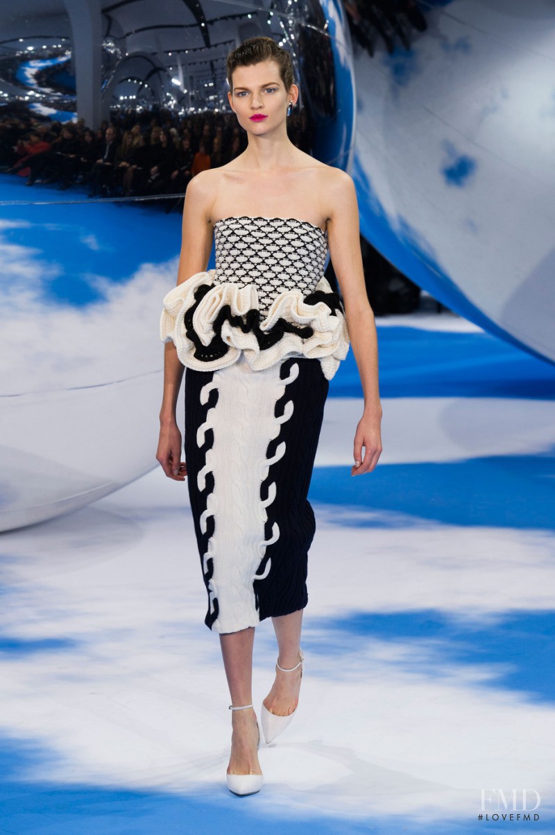 Bette Franke featured in  the Christian Dior fashion show for Autumn/Winter 2013