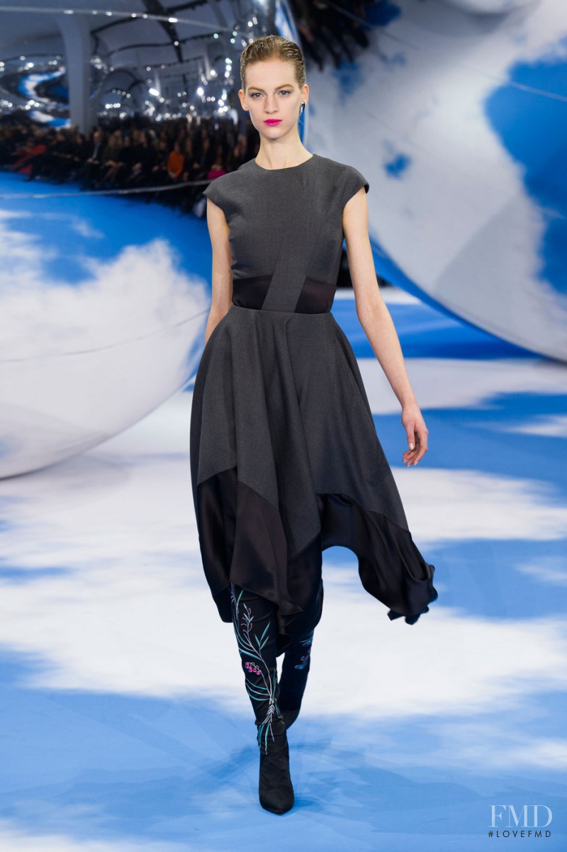 Vanessa Axente featured in  the Christian Dior fashion show for Autumn/Winter 2013