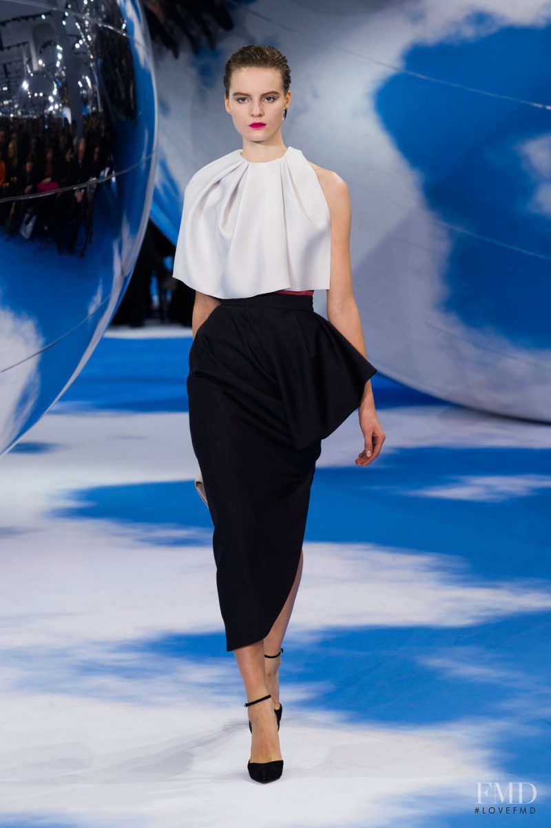 Tilda Lindstam featured in  the Christian Dior fashion show for Autumn/Winter 2013