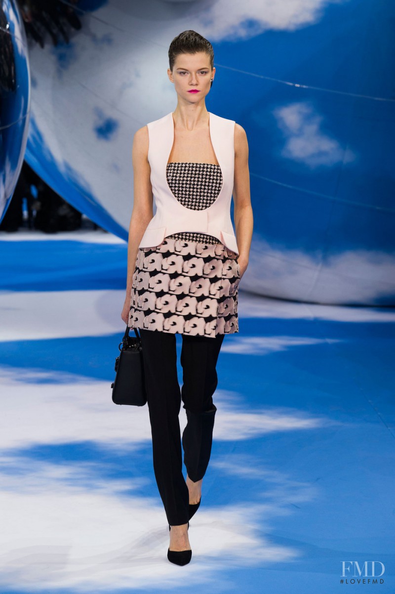 Kasia Struss featured in  the Christian Dior fashion show for Autumn/Winter 2013