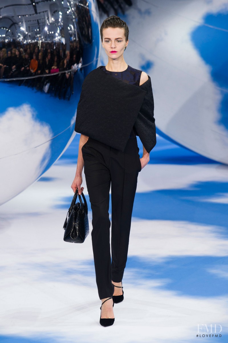 Marta Dyks featured in  the Christian Dior fashion show for Autumn/Winter 2013