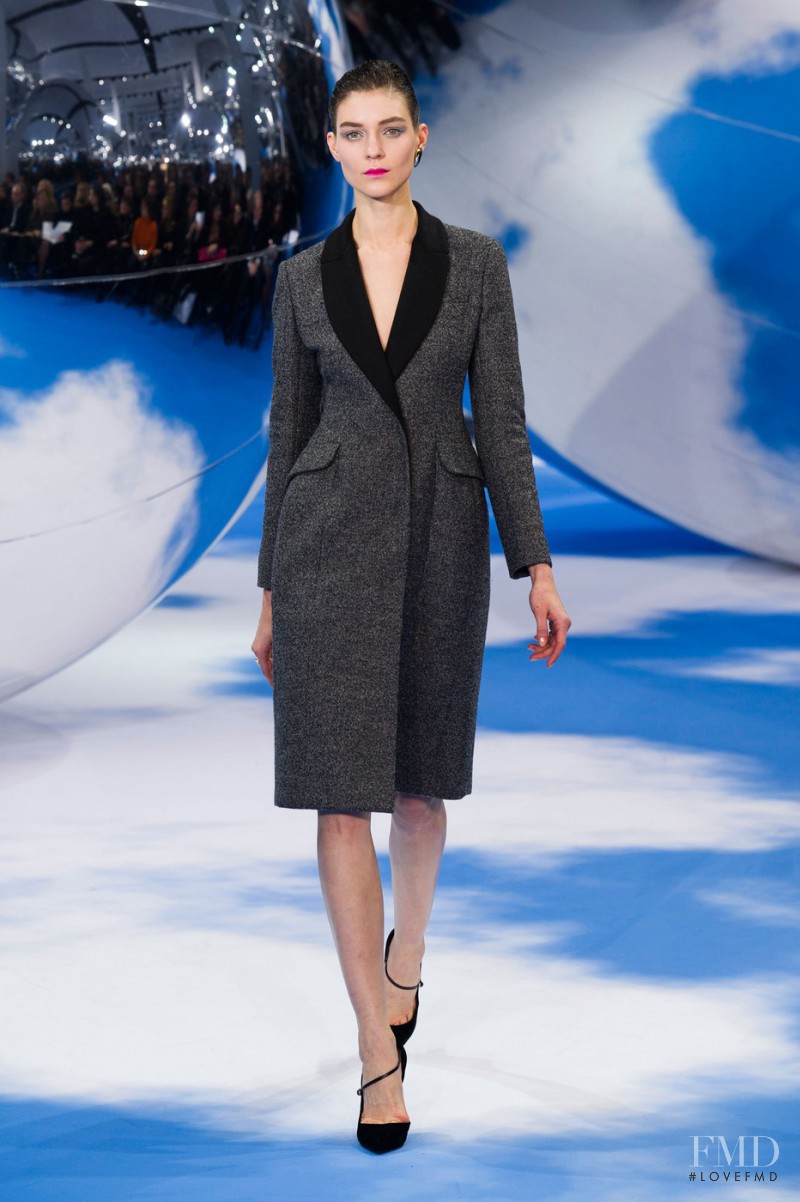 Kati Nescher featured in  the Christian Dior fashion show for Autumn/Winter 2013