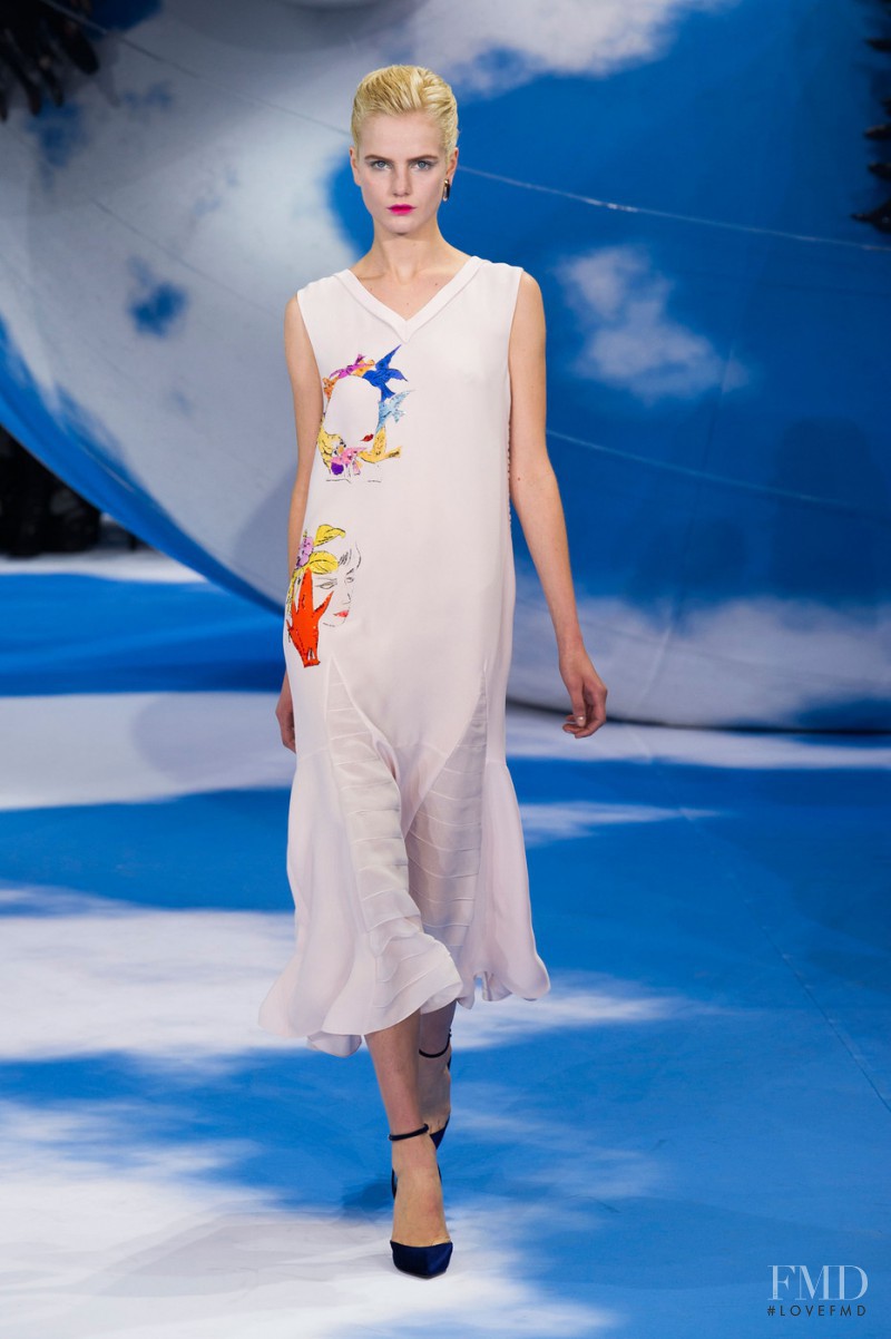 Anmari Botha featured in  the Christian Dior fashion show for Autumn/Winter 2013