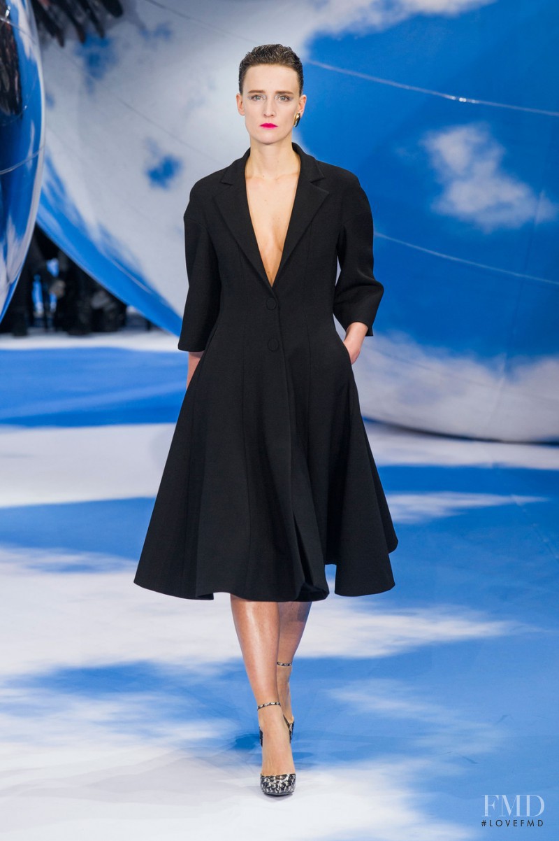 Ann-Catherine Lacroix featured in  the Christian Dior fashion show for Autumn/Winter 2013