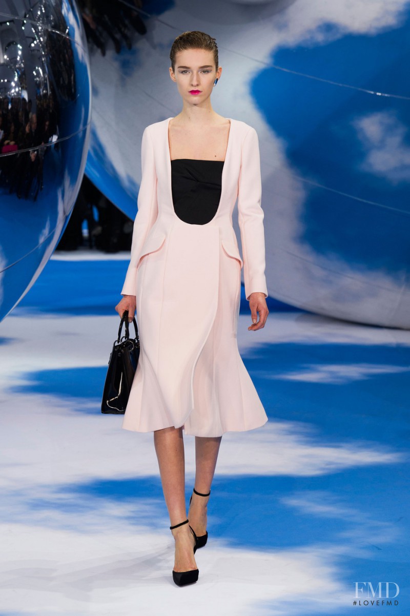 Manuela Frey featured in  the Christian Dior fashion show for Autumn/Winter 2013