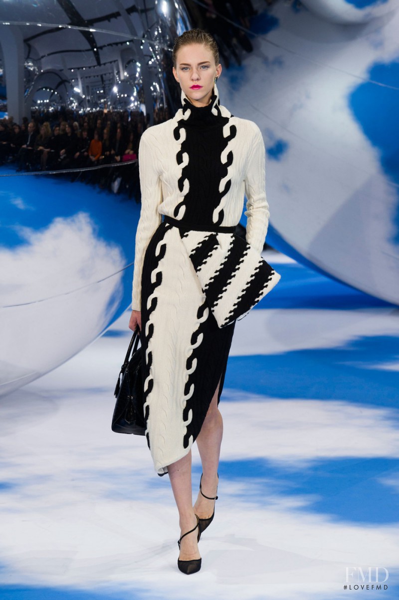 Nicole Pollard featured in  the Christian Dior fashion show for Autumn/Winter 2013