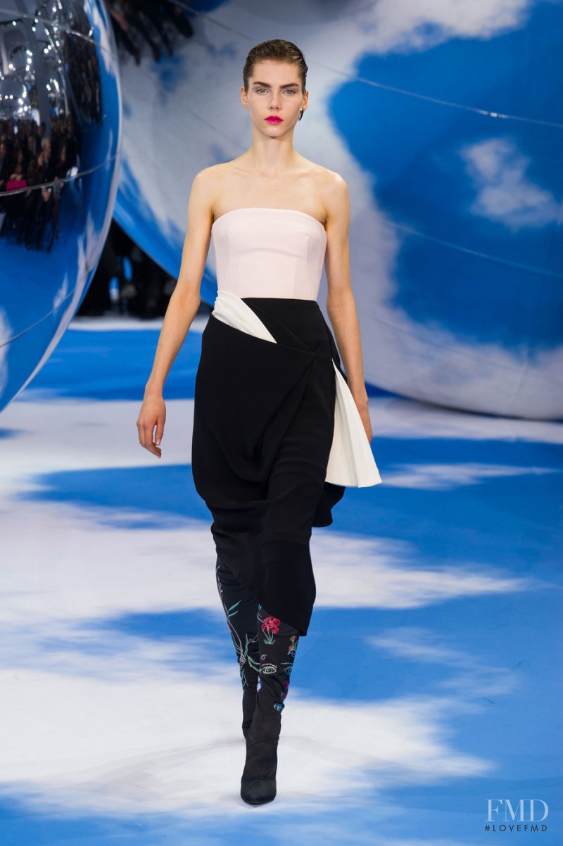 Elise Smidt featured in  the Christian Dior fashion show for Autumn/Winter 2013