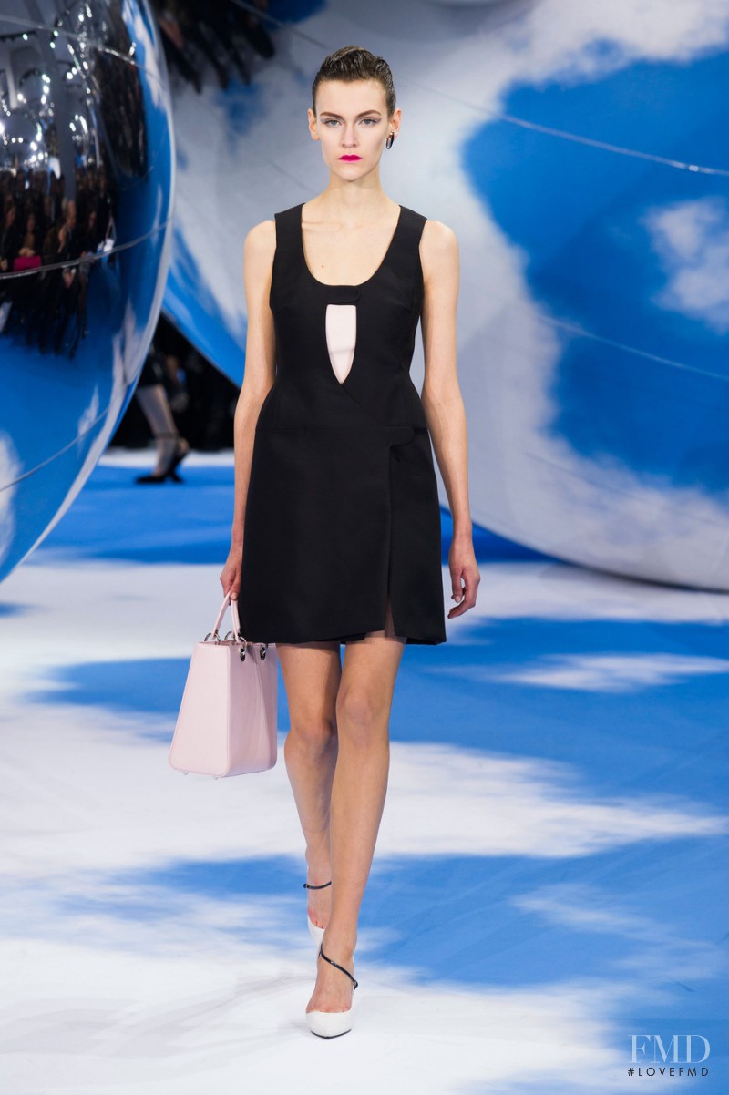 Fia Ljungstrom featured in  the Christian Dior fashion show for Autumn/Winter 2013