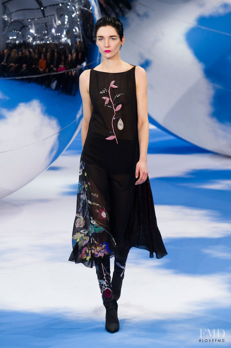 Janice Alida featured in  the Christian Dior fashion show for Autumn/Winter 2013
