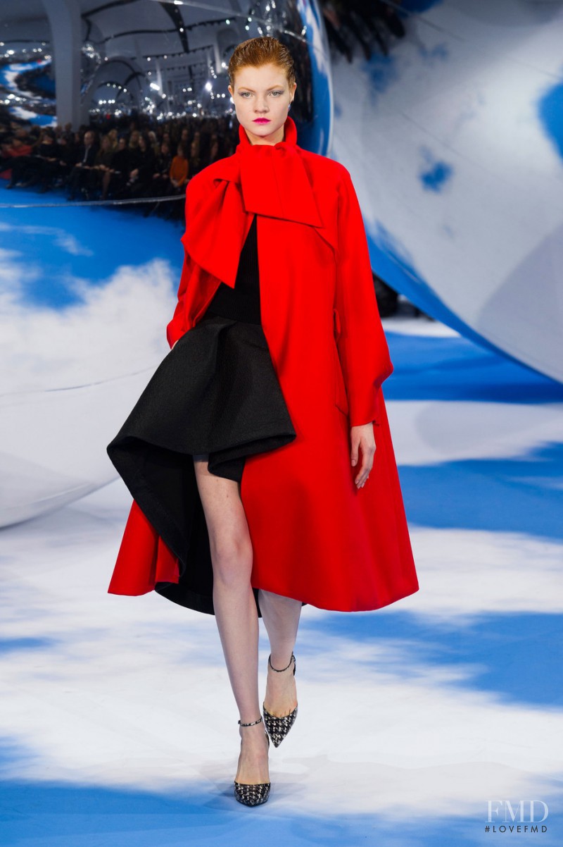 Anastasia Ivanova featured in  the Christian Dior fashion show for Autumn/Winter 2013